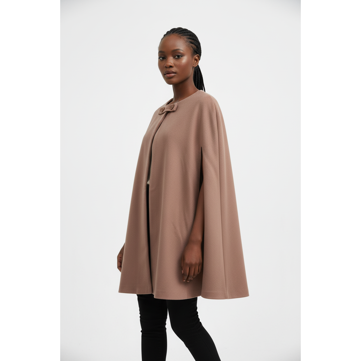 Collar Wool Trench Jacket