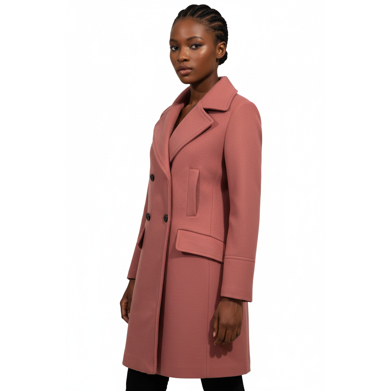 Bouble Breasted Long Sleeve Jackets