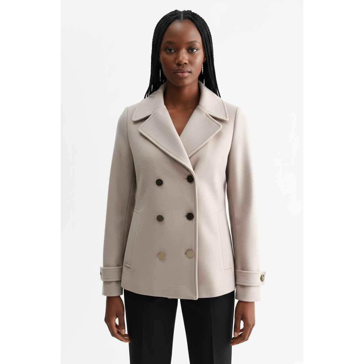 ジャケット・アウター Riu 2way cape trench coat RIO SHORT MELTON TRENCH COAT – Dunns