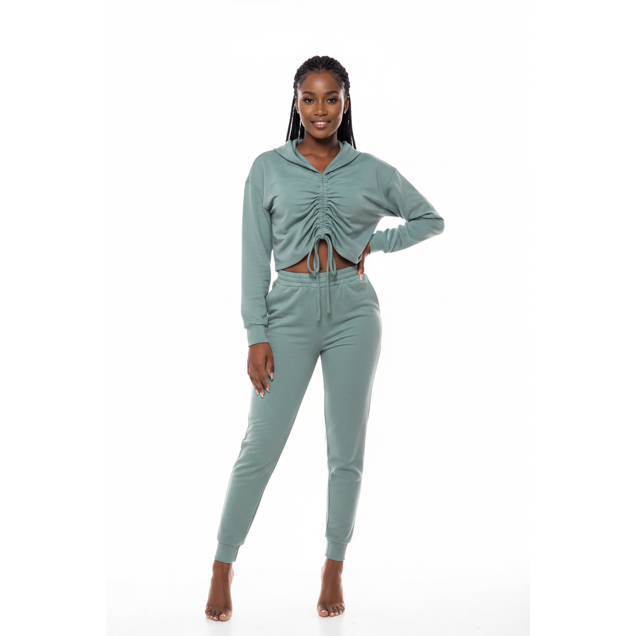 Hooded Tracksuit Set 
