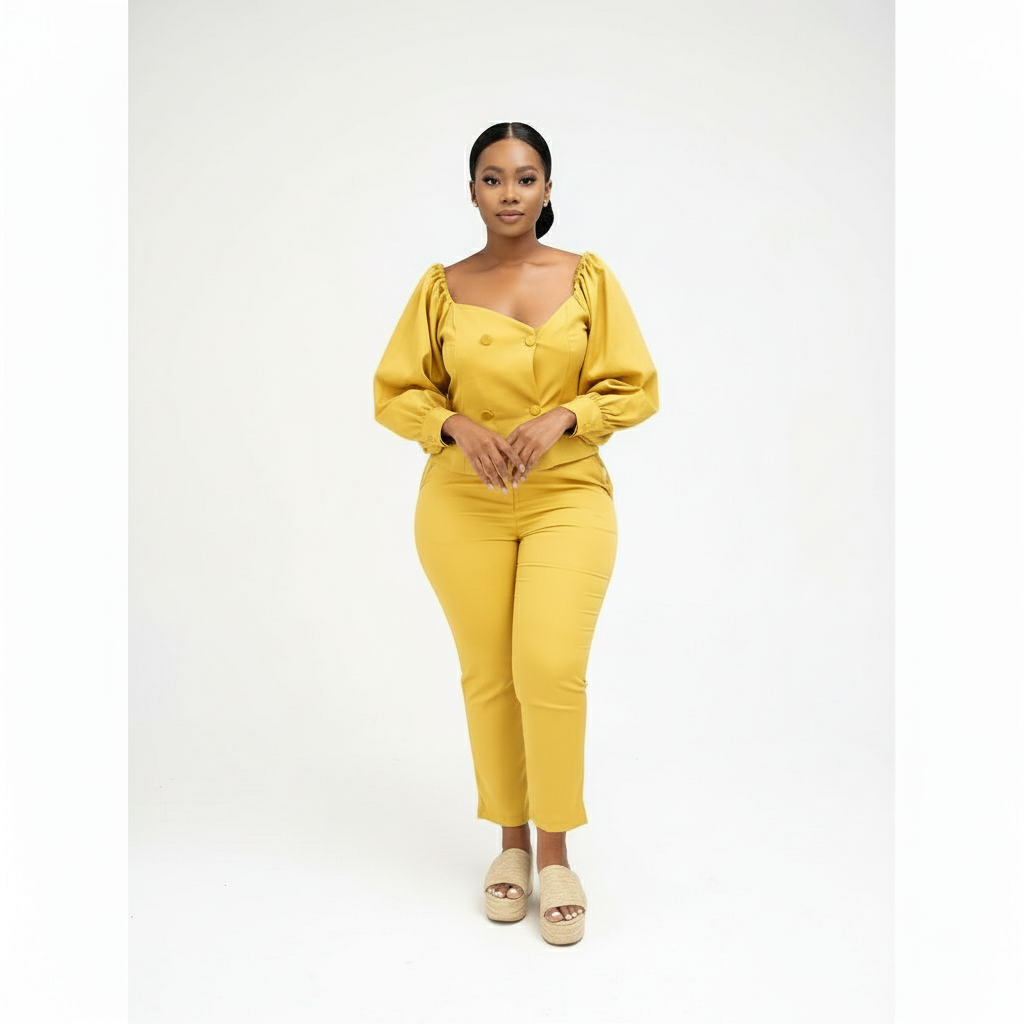 Off Shoulder Formal Suit