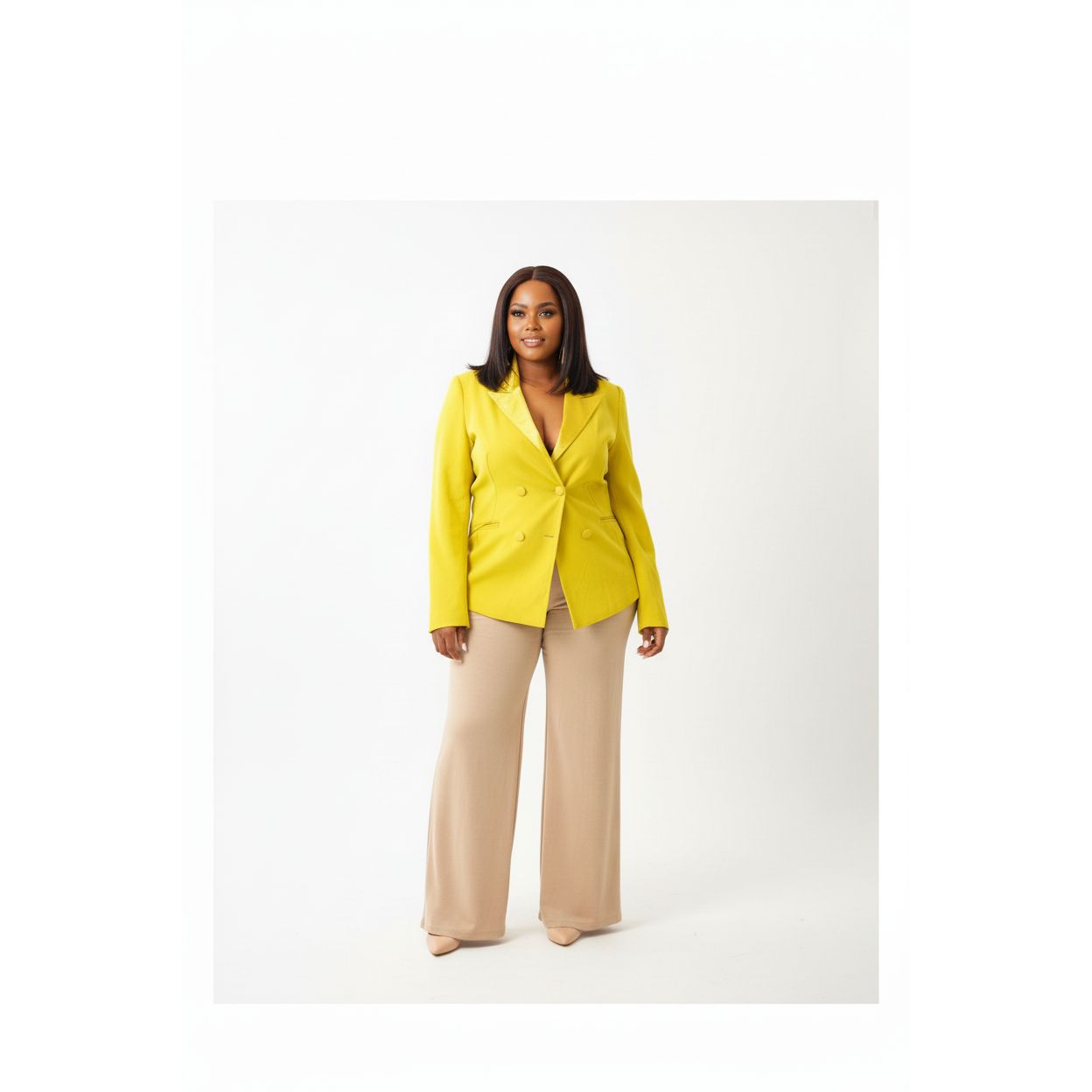 Wide Lage Velvet Palaza Pants 