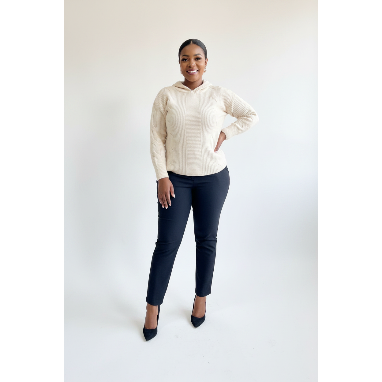 Hooded Sweater Top