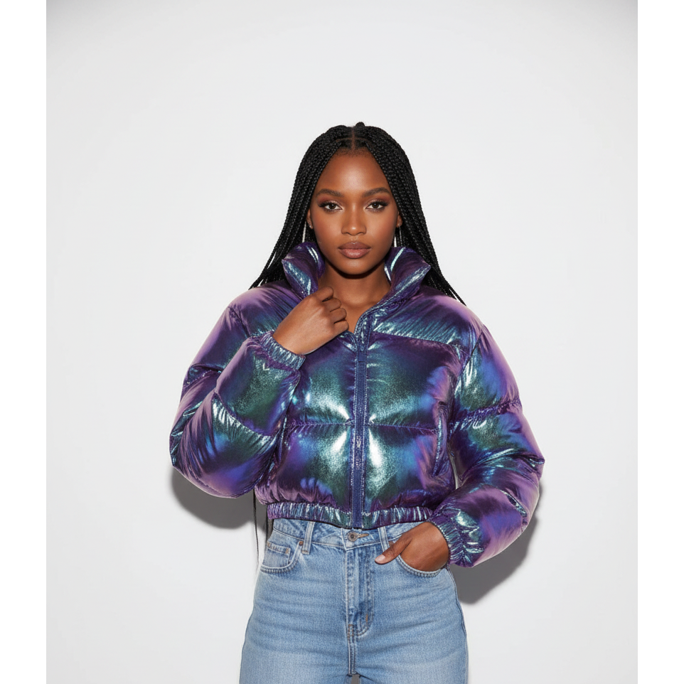 Zippers Warm Bubble Coat