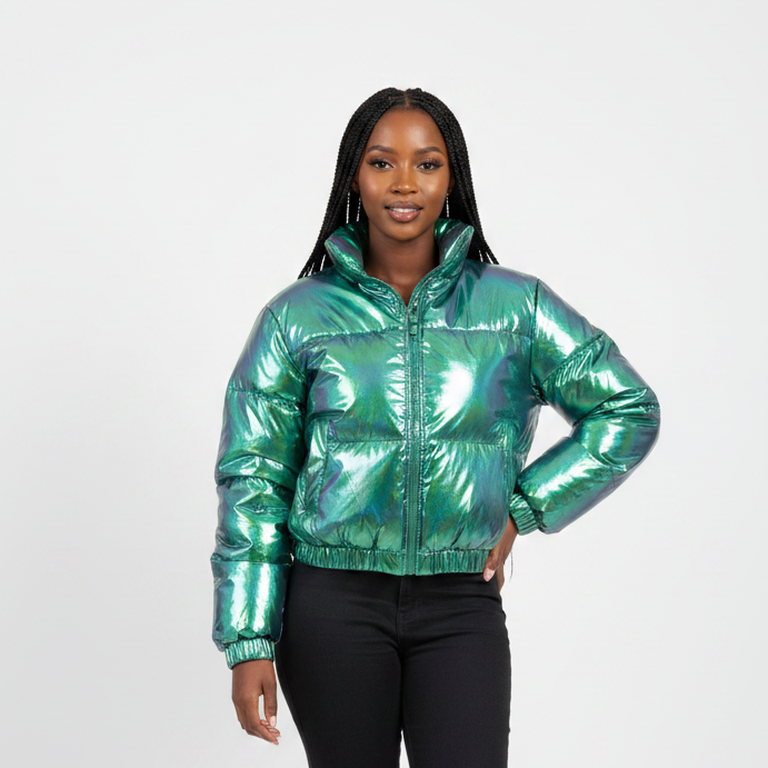 Zippers Warm Bubble Coat