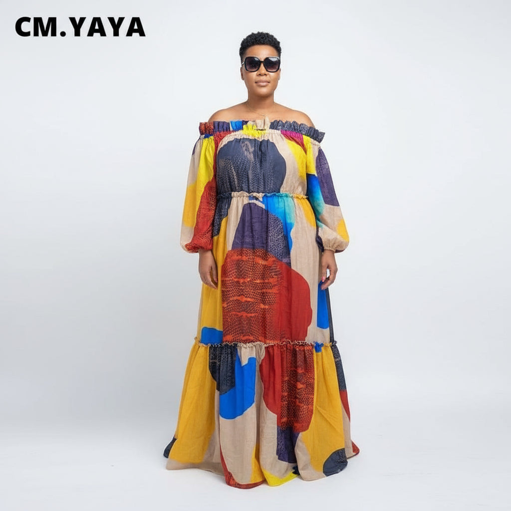 African Women Printing Dress