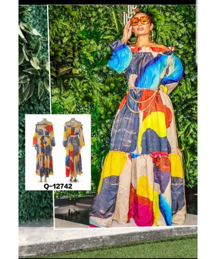 African Women Printing Dress