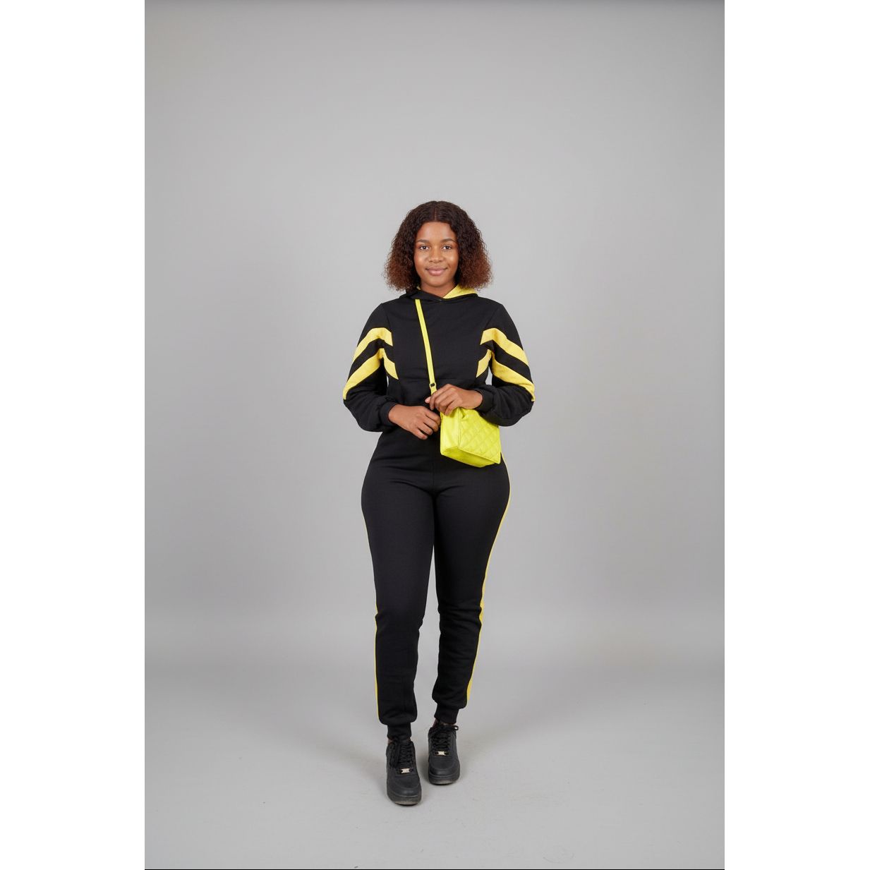 Long Sleeve Hooded Top and Pants Twin Set