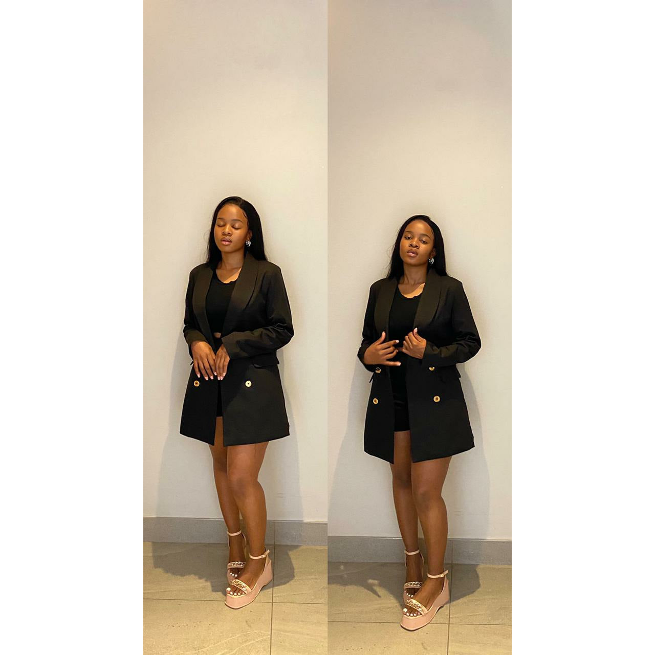 Long Formal Blazer Coat