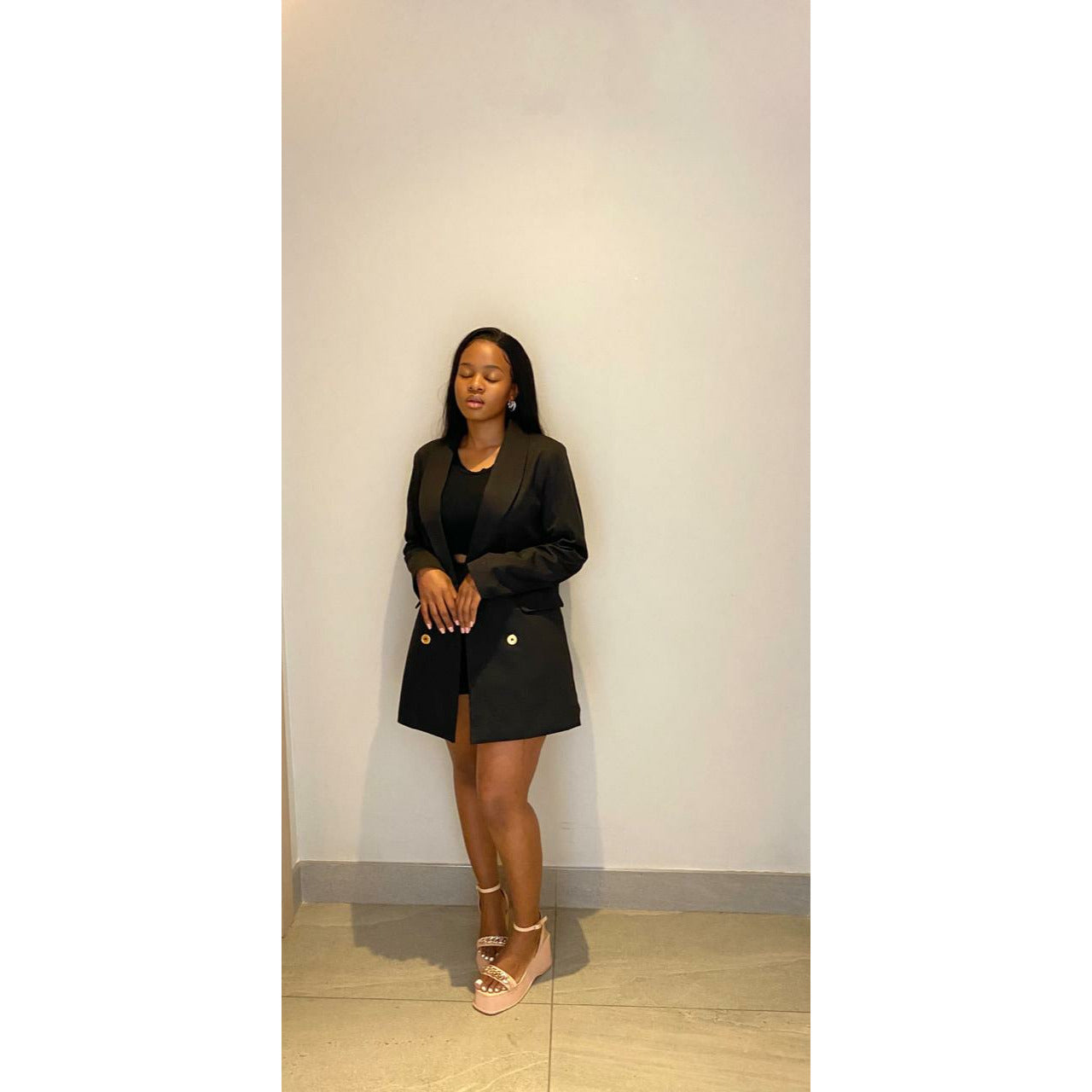 Long Formal Blazer Coat