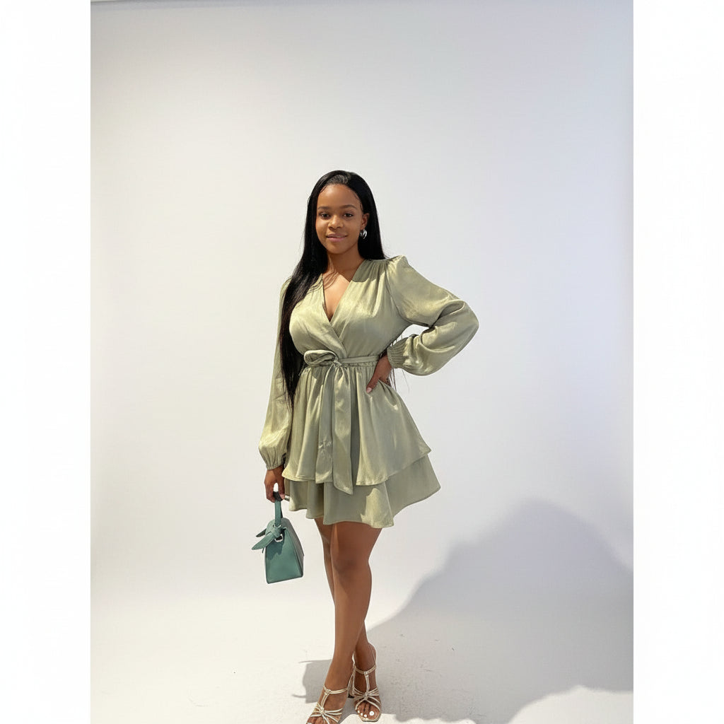 Long Sleeve Mini Dress.