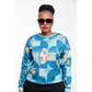 Cartoon Print Longsleeve Sweater Top