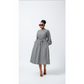 Long Sleeve Plaid Maxi Dress