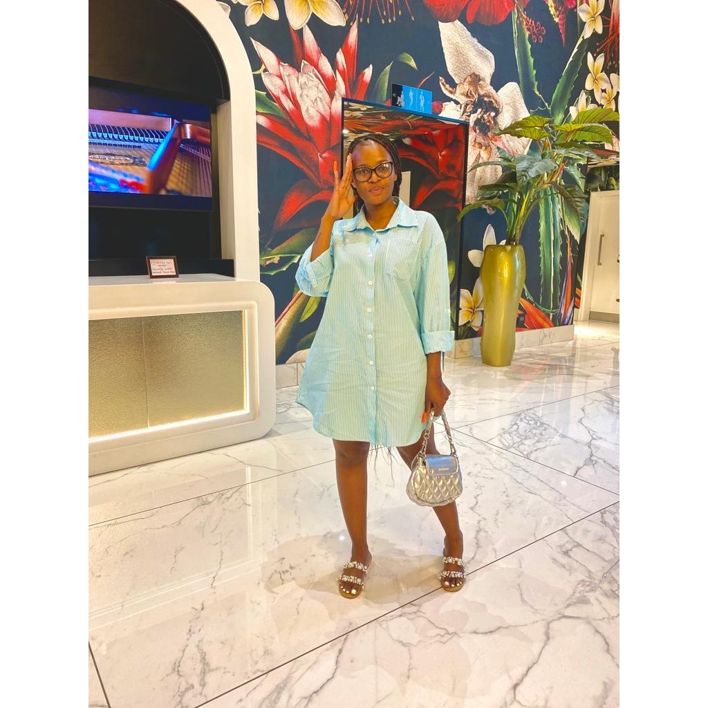 Long sleeves Vintage Shirt Dress