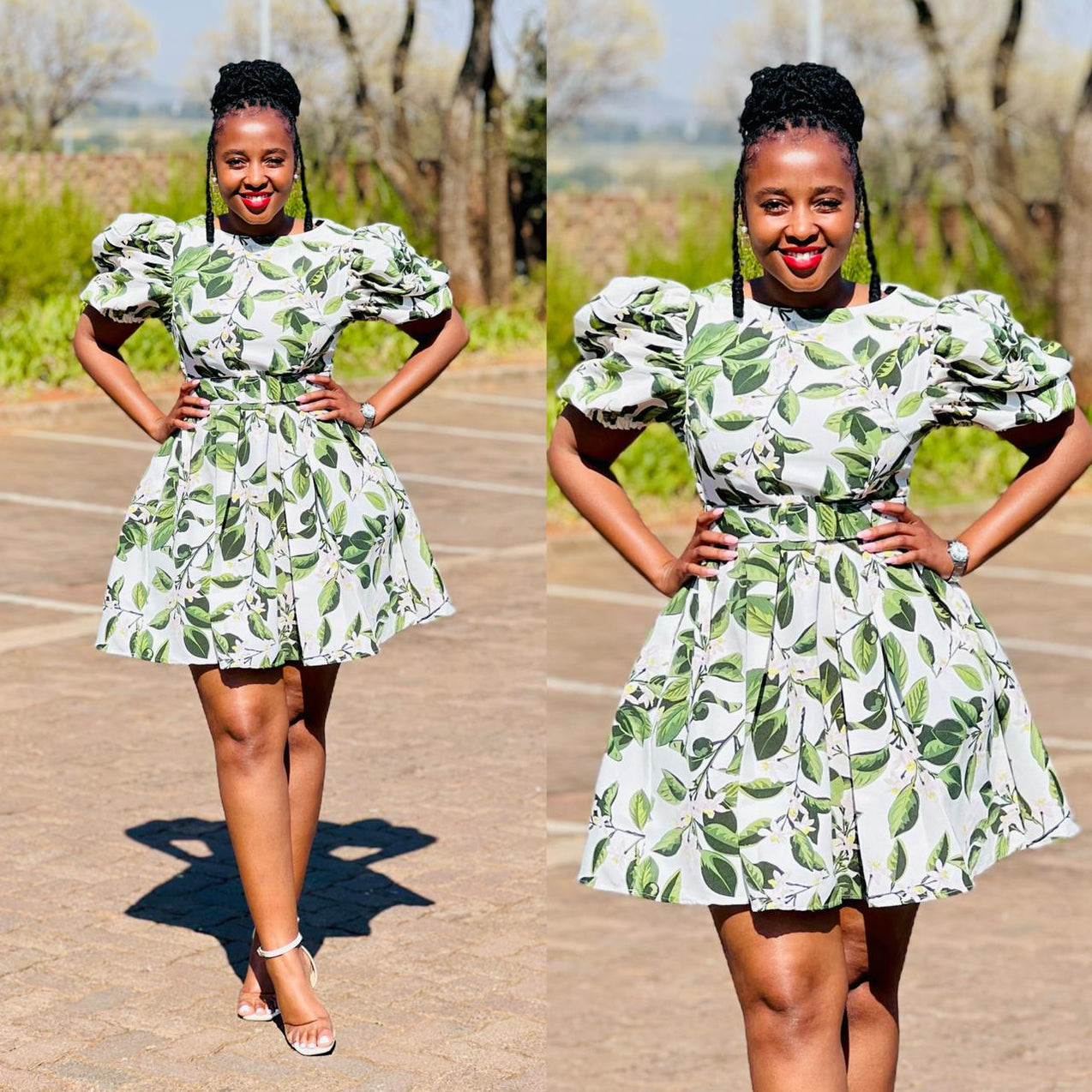 Destiny 3 Way Slit Ankara dress* Bvocado