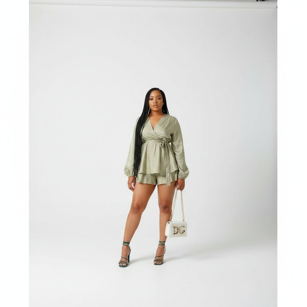 Long Sleeve Mini Dress.