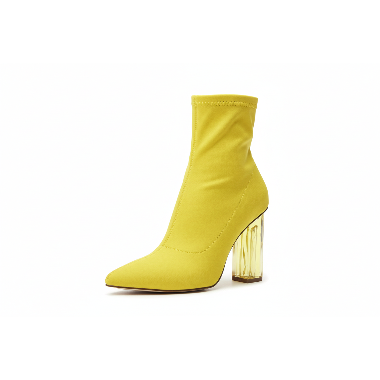 Crystal Heel Ankle Boots