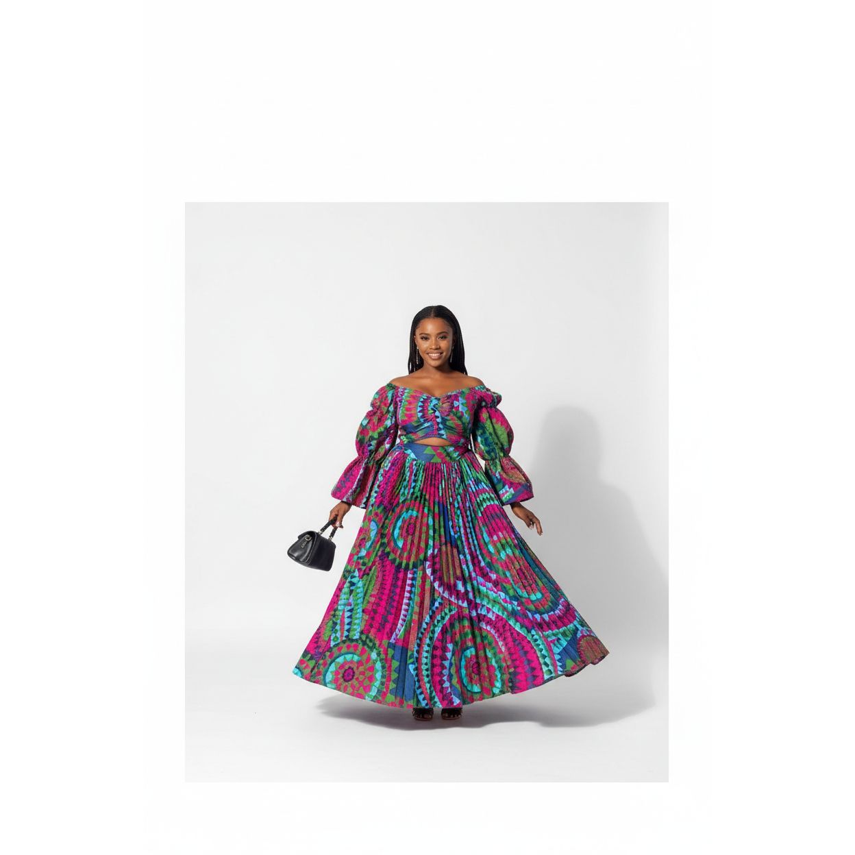 Pleated Geometric Set