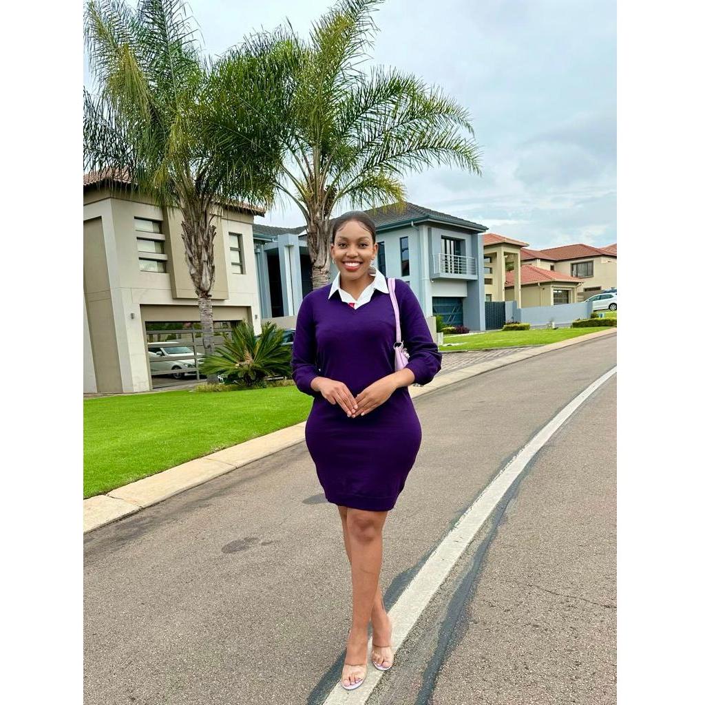 V-Neck Long Sleeve Bandage Dress