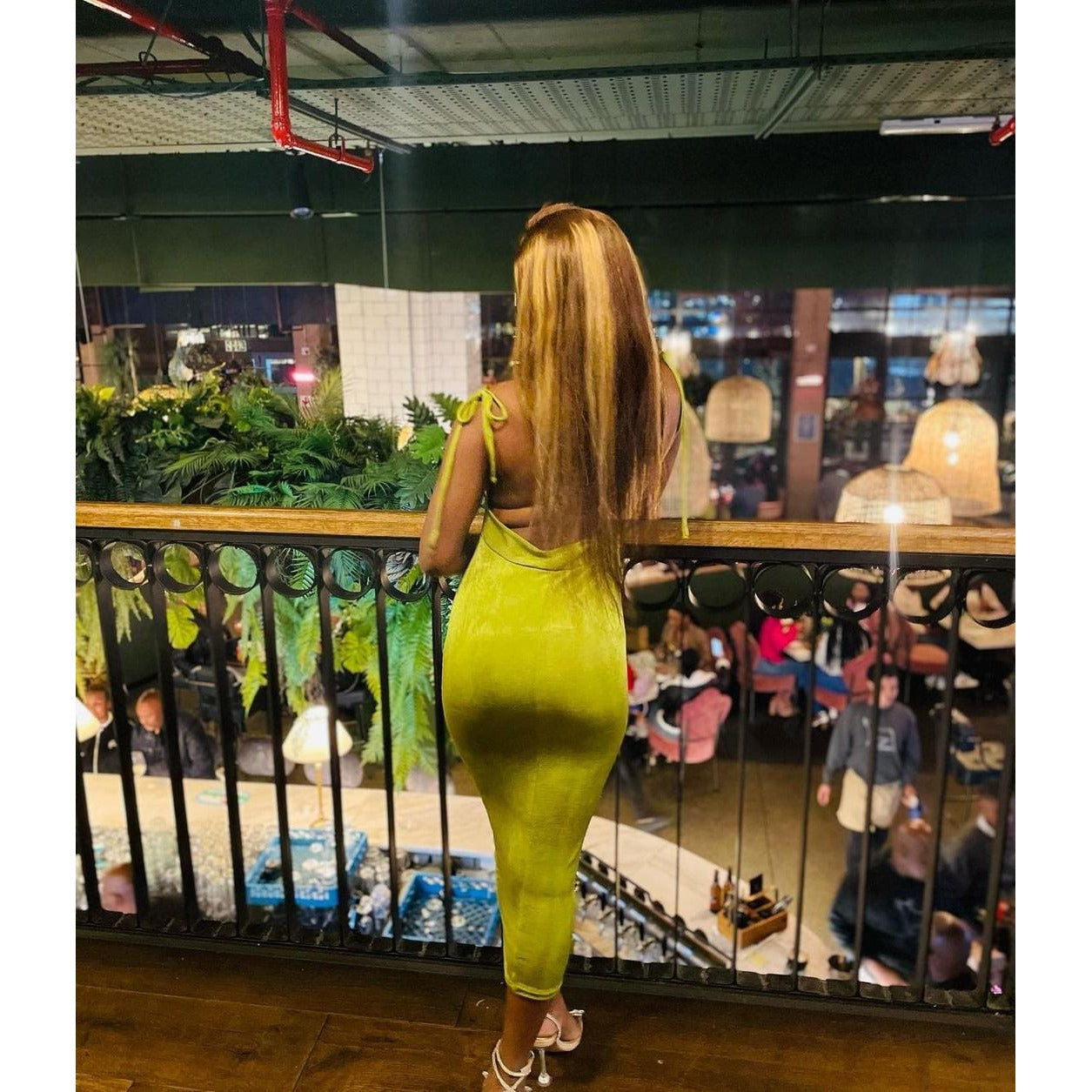 Backless Bodycon Dress.