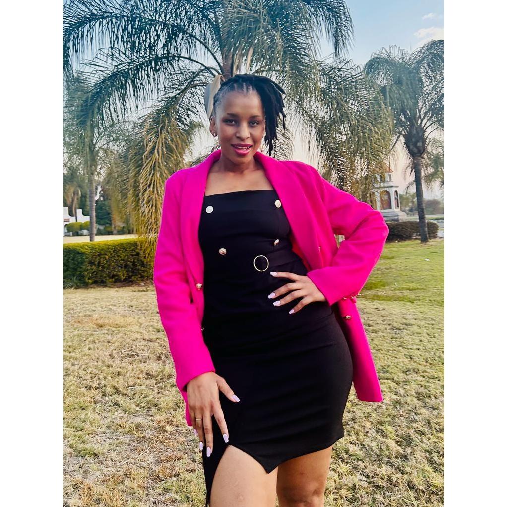 Buttoned Double Breasted Blazer