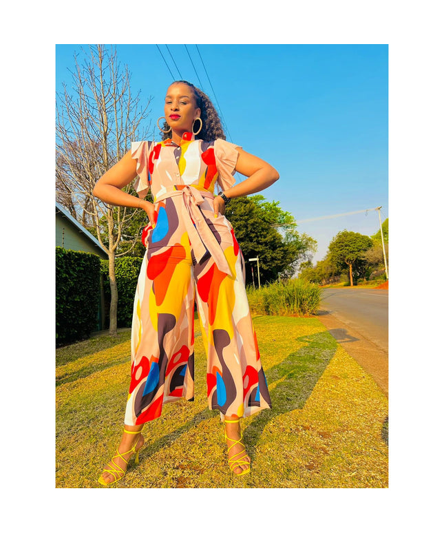 Multi-Color Cargo Overall Jumpsuit – YELLOW SUB TRADING