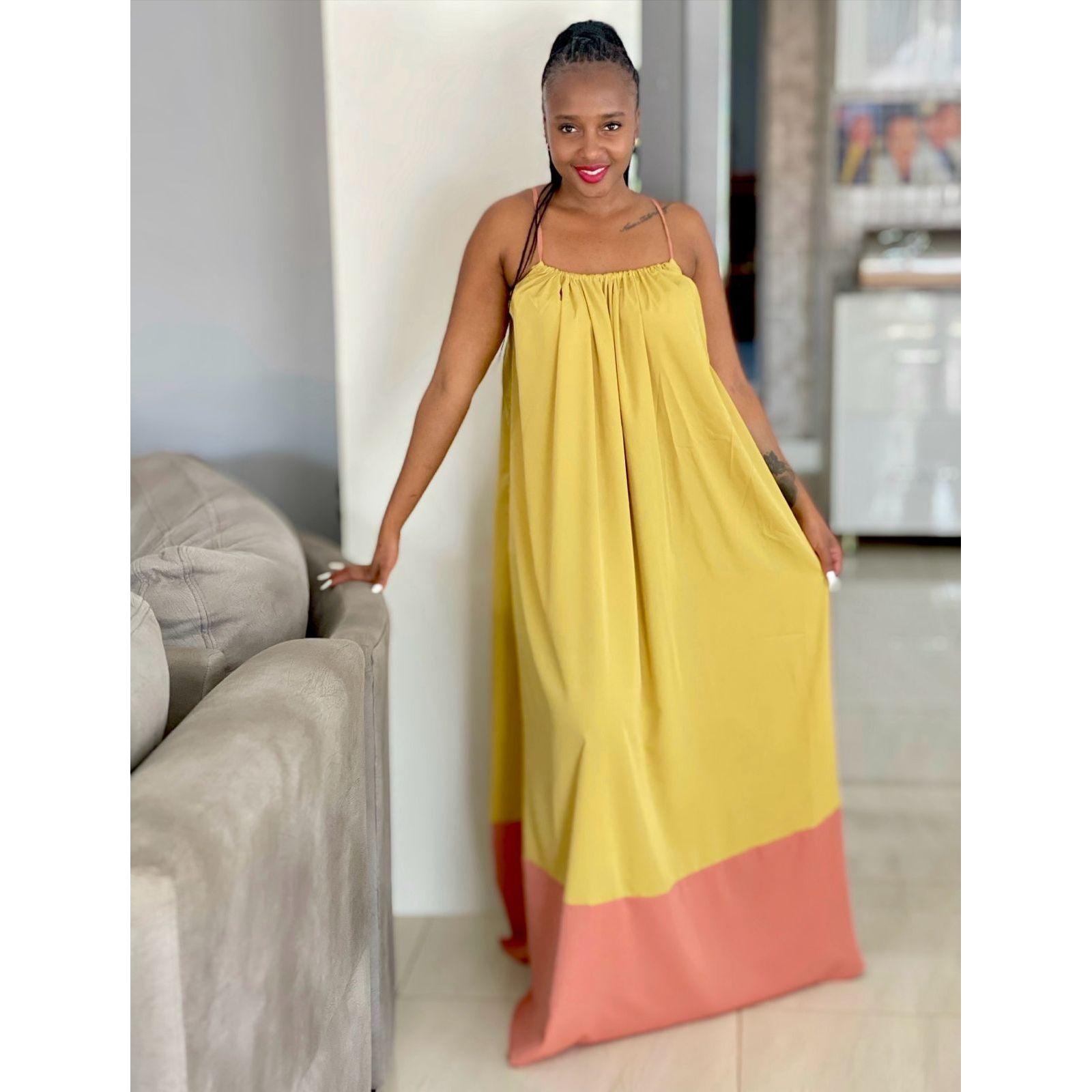 Sleeves Maxi Dress – YELLOW SUB TRADING