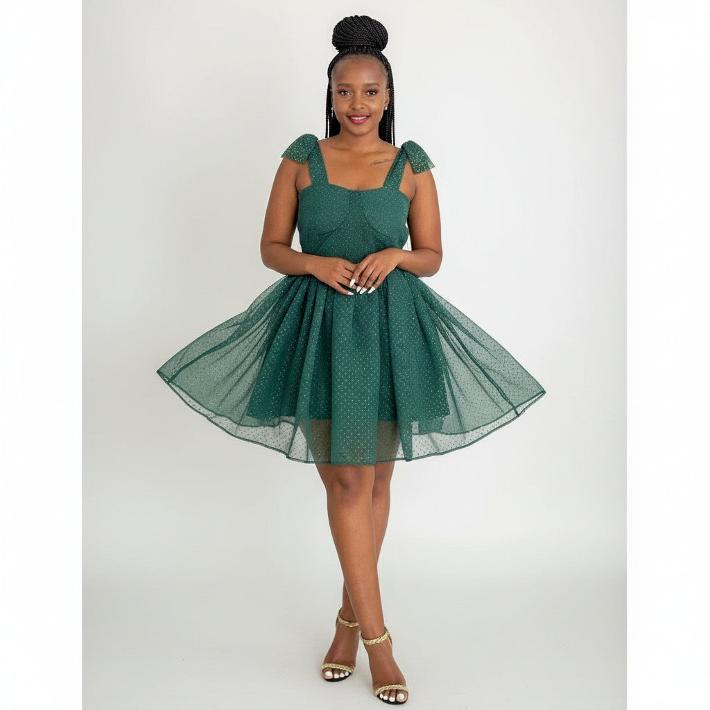 Sexy Sleeveless Lace Dress.