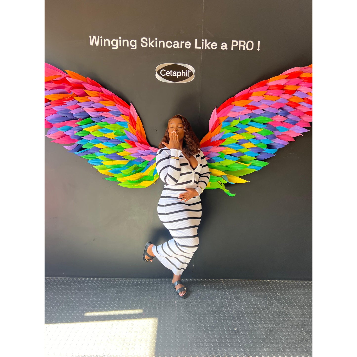 Striped Knitted 2 Piece Set