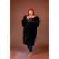 Faux Fur Hooded Coat