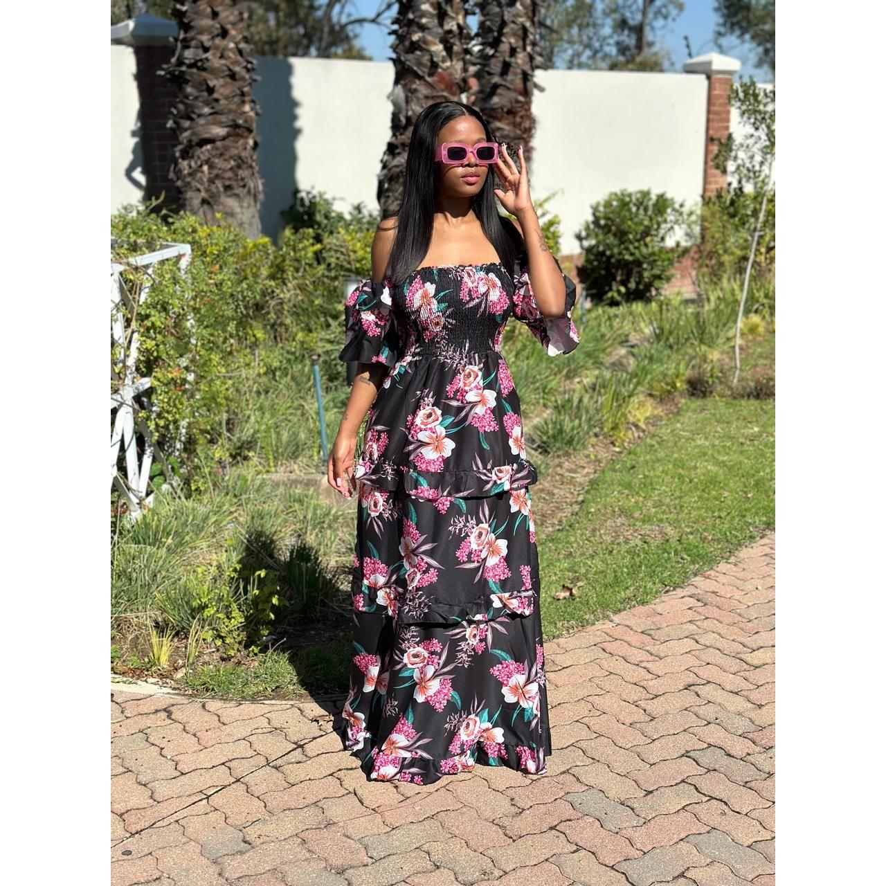 Sexy Floral Maxi Dress
