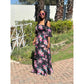 Sexy Floral Maxi Dress