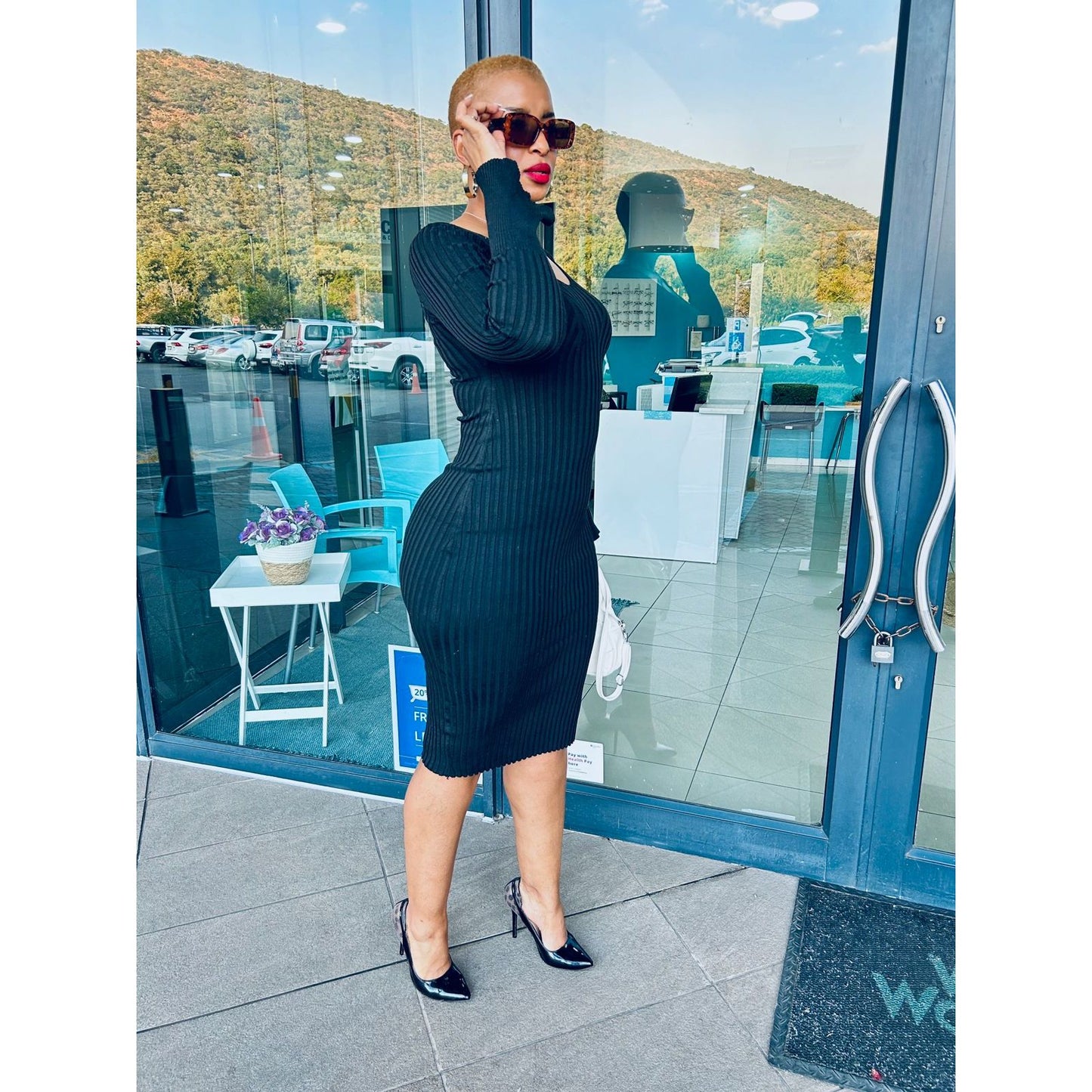 Knitted Bodycon Long Sleeve Dress