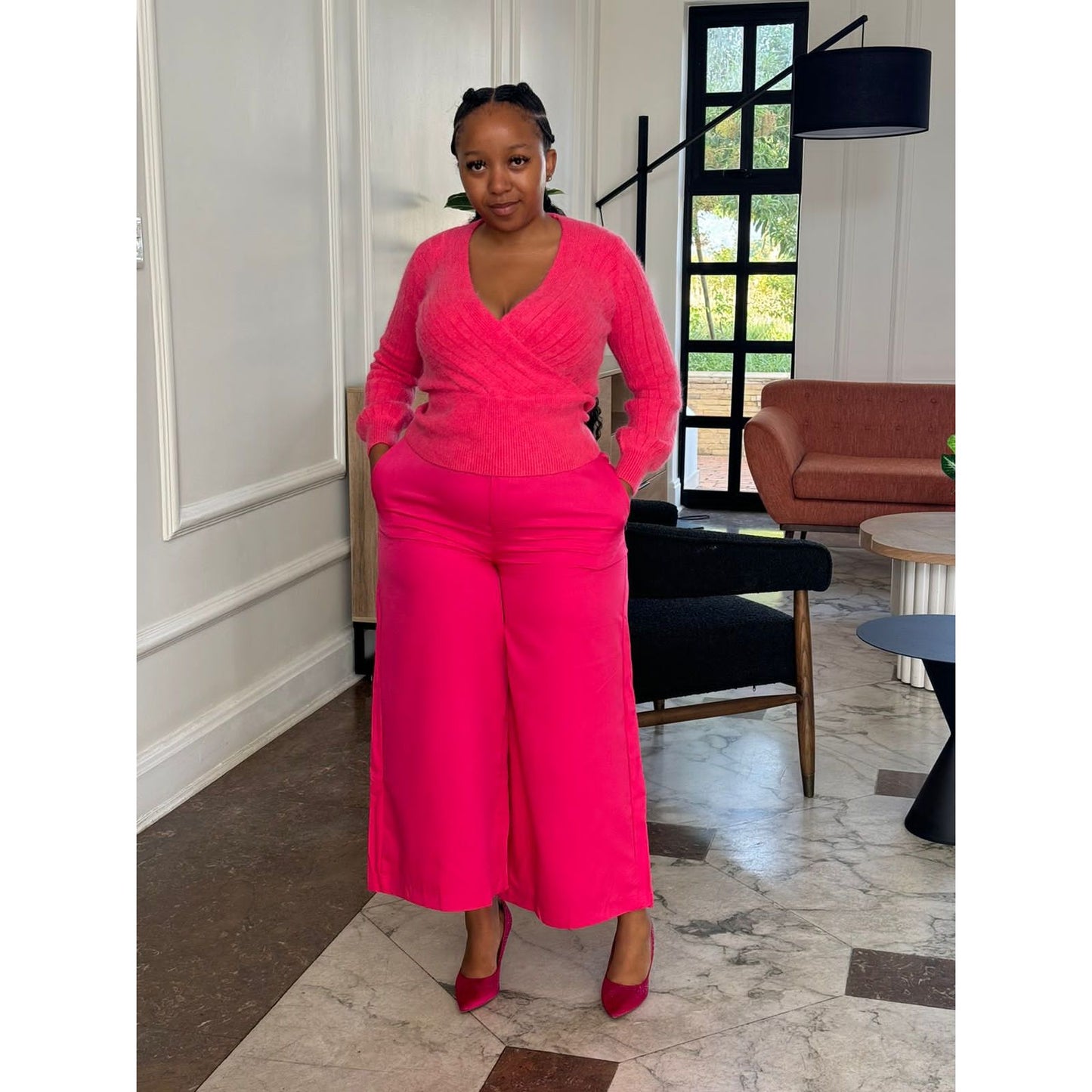 Sexy Knitted V-Neck Top