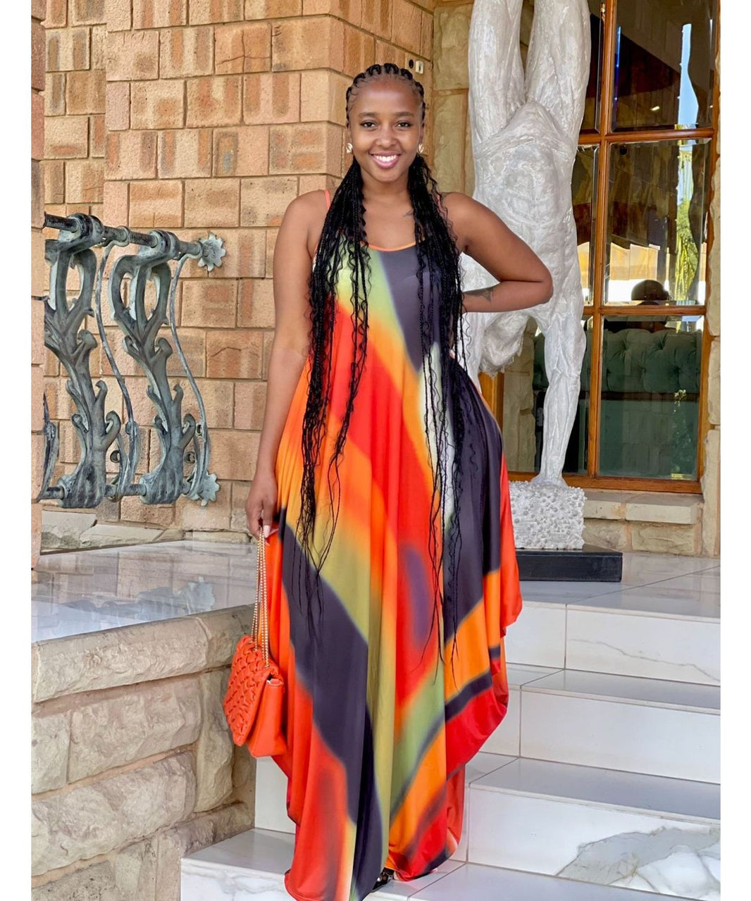 Striped Sleeveless Maxi Dress – YELLOW SUB TRADING