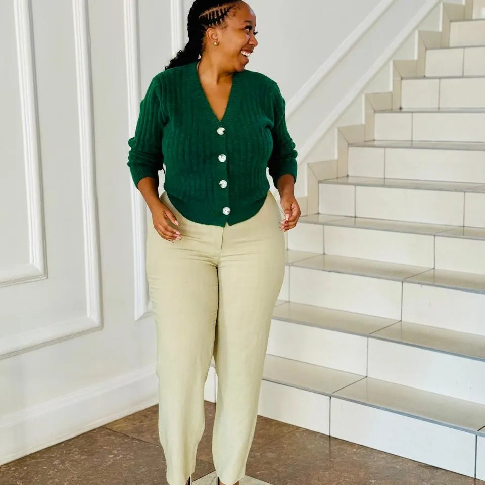 Long Sleeve V-Neck Top