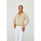 Striped V-Nek Top
