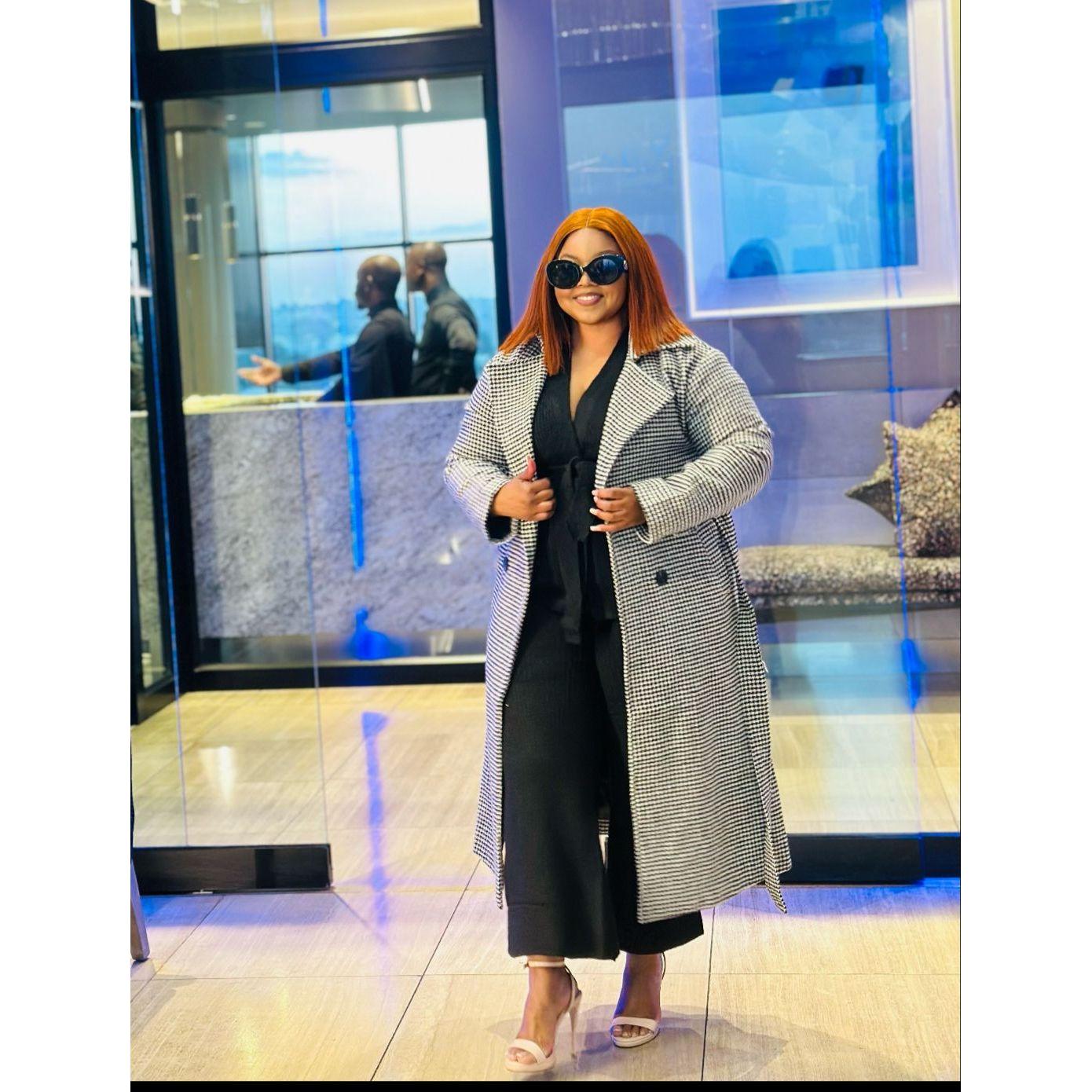 Long Vintage Buttoned Coat