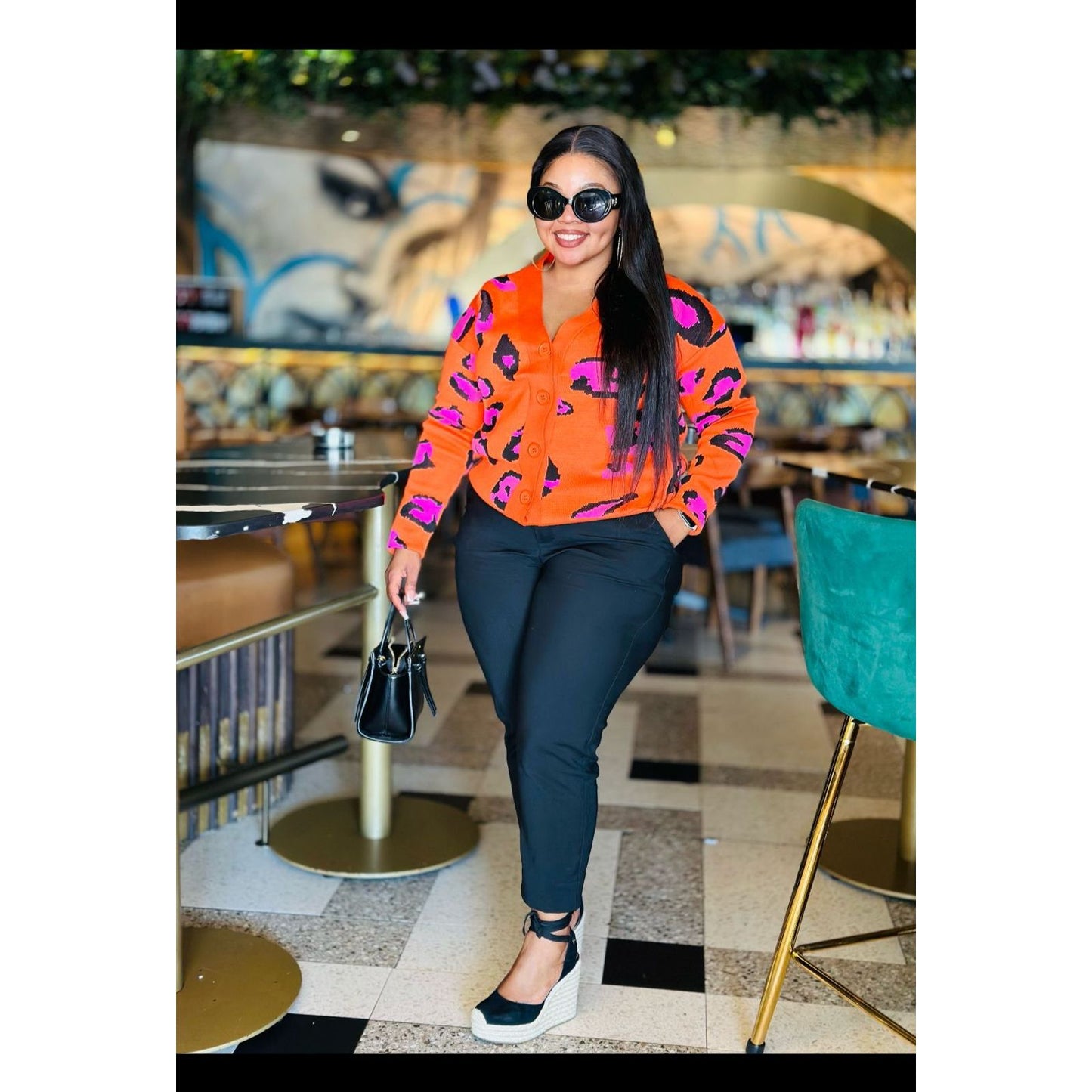 Over size winter Cardigan