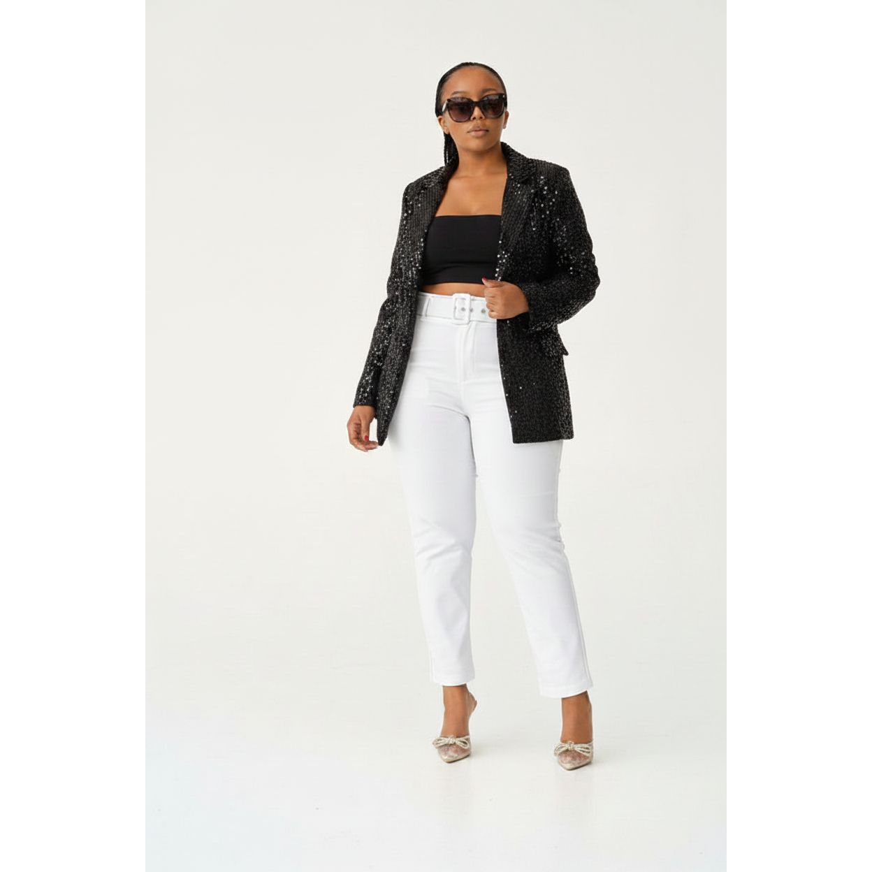 Formal Glitter Blazer