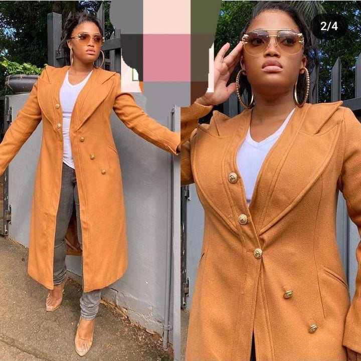 Vintage Turndown Collar Coat