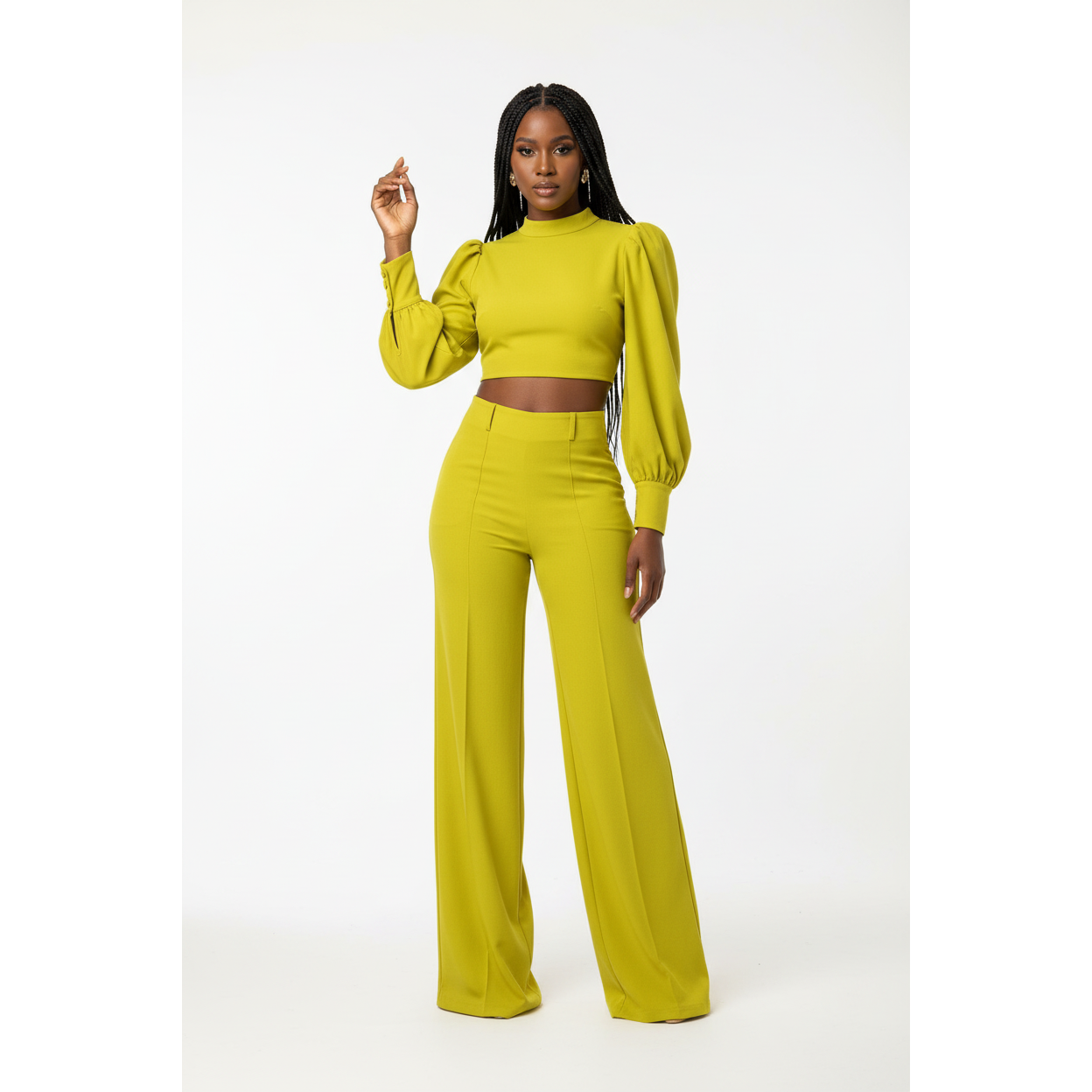 Women's Crop top Bellbottom Tracksuits.