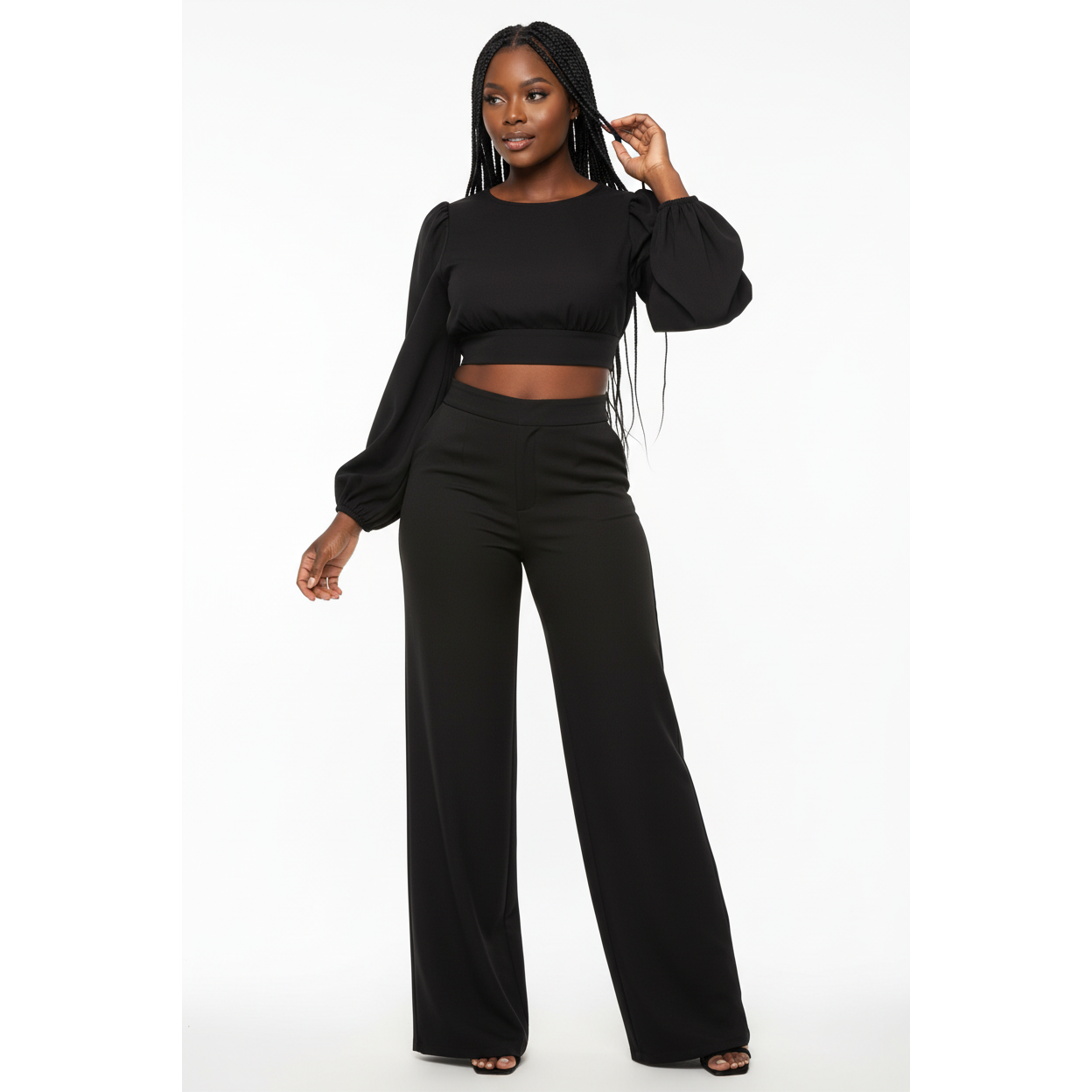 Women's Crop top Bellbottom Tracksuits.