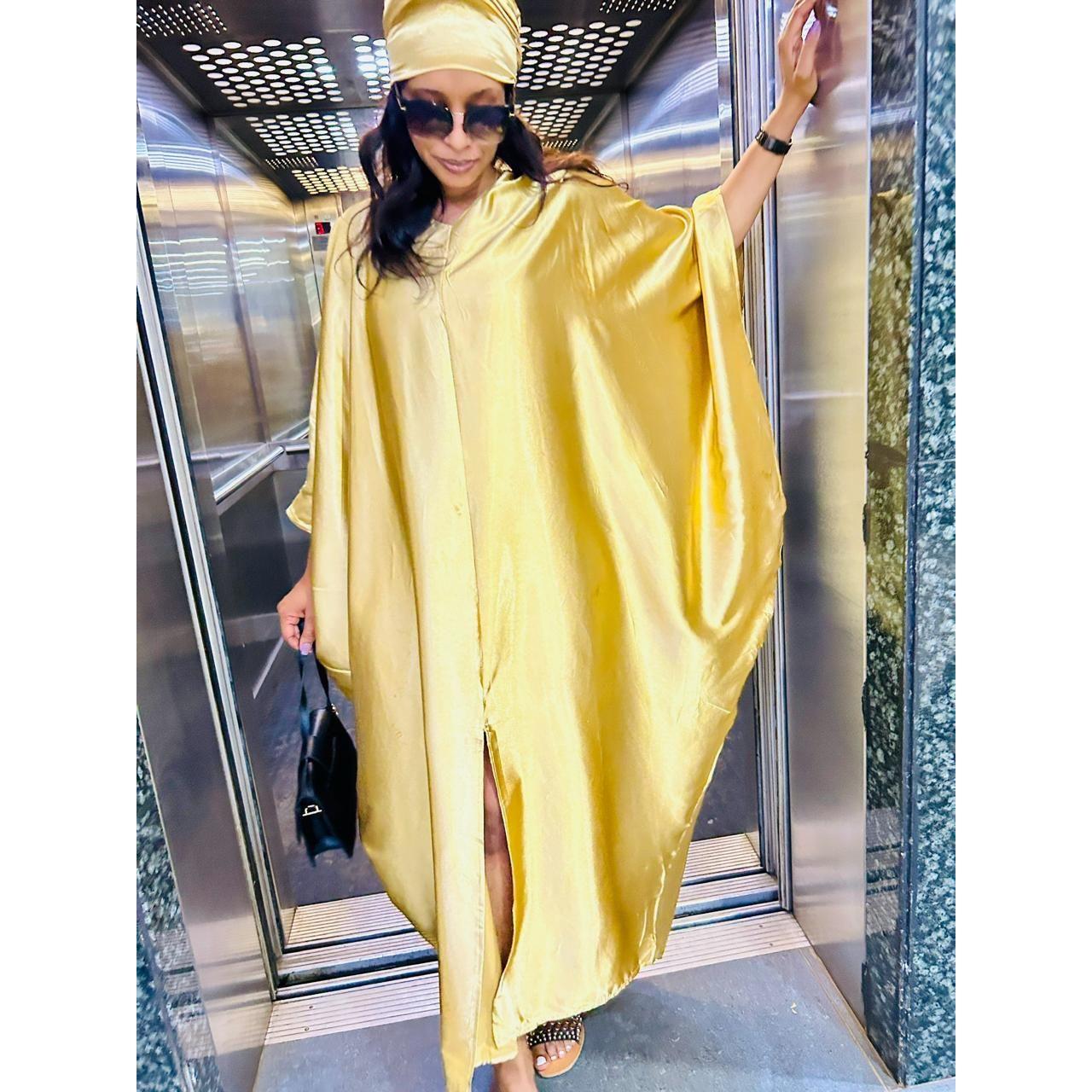 V-Neck Kaftan Maxi dress.