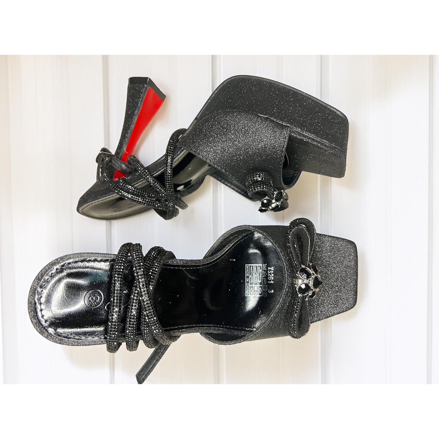 Women's High Heels Pumps with straps.