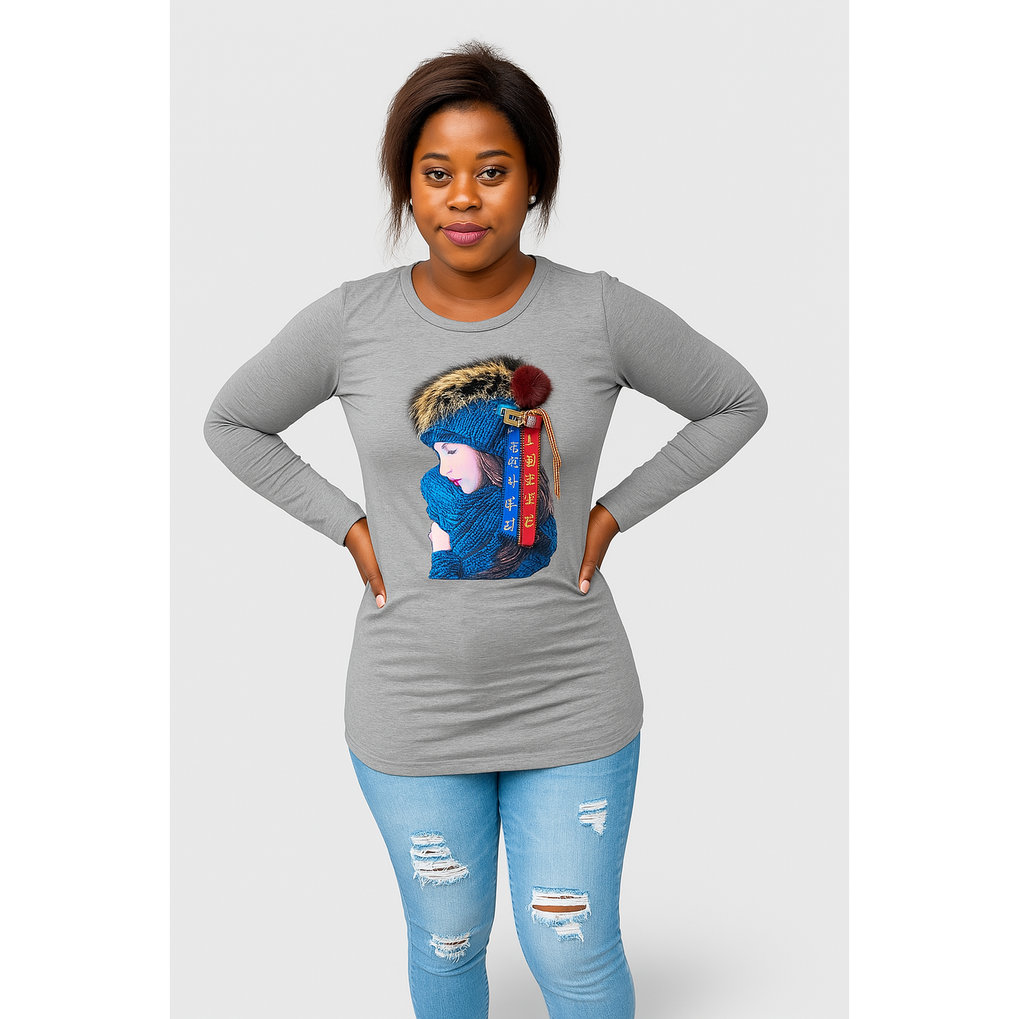 Character  Printed Plan Top Dress