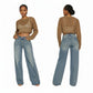 Shock and awe vintage tinted baggy jeans