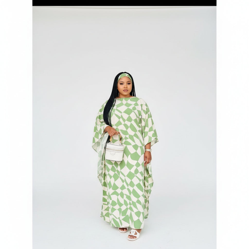 Bubu Wide Sleeves Maxi Dress