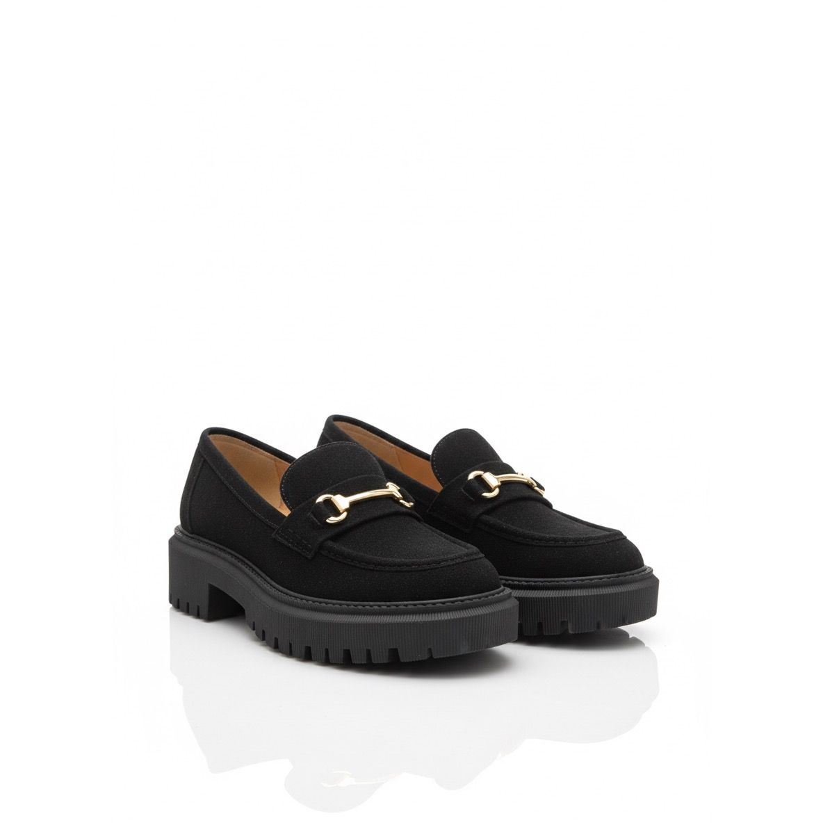 Chunky Loafer Penny Casual Fashion Shoes.