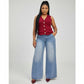 Palazzo Casual Straight Stretching Spring And Summer Jeans